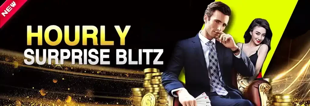 WINLOT hourly surprise blitz bonus for active online casino players
